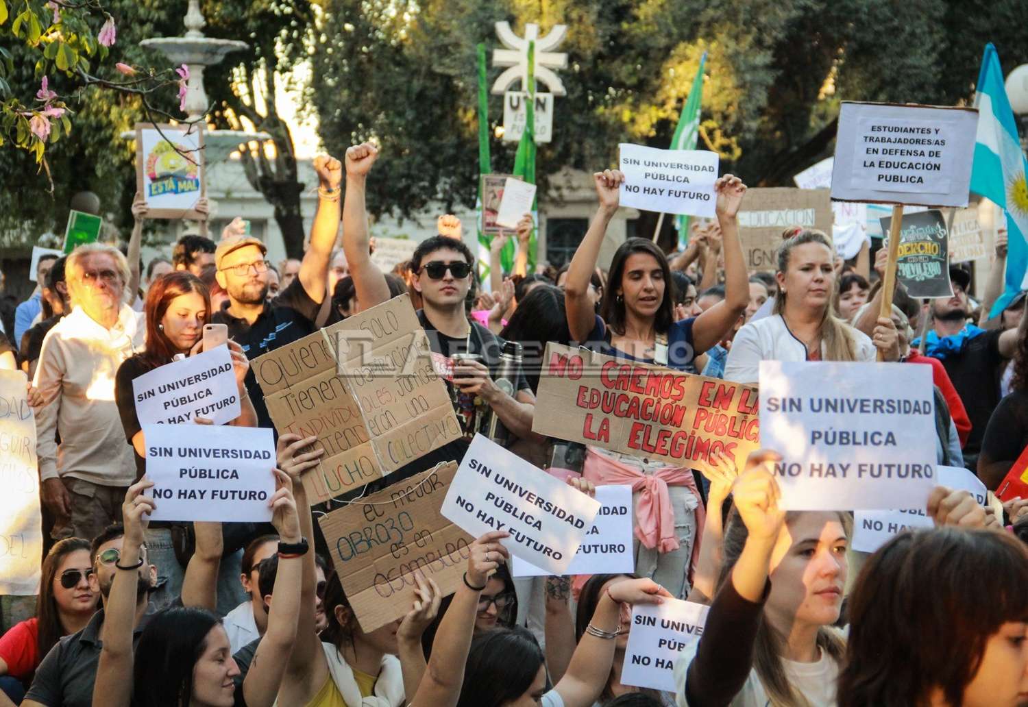 "Yo estuve ahí": Las mejores fotos de la marcha por la Universidad pública en Gualeguaychú