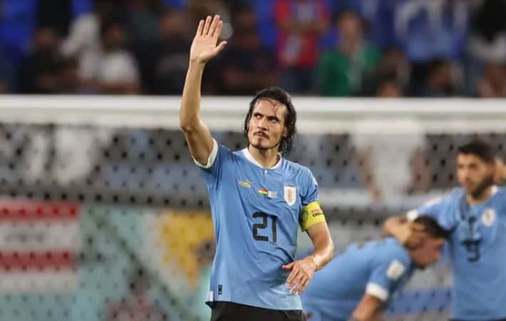 Edinson Cavani se retiró de la Selección de Uruguay