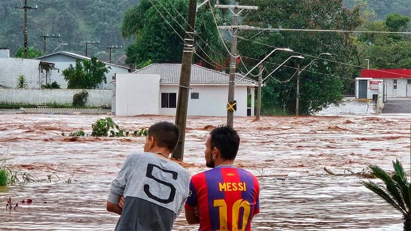 Por las lluvias en Brasil, se prevé una crecida significativa del río Uruguay