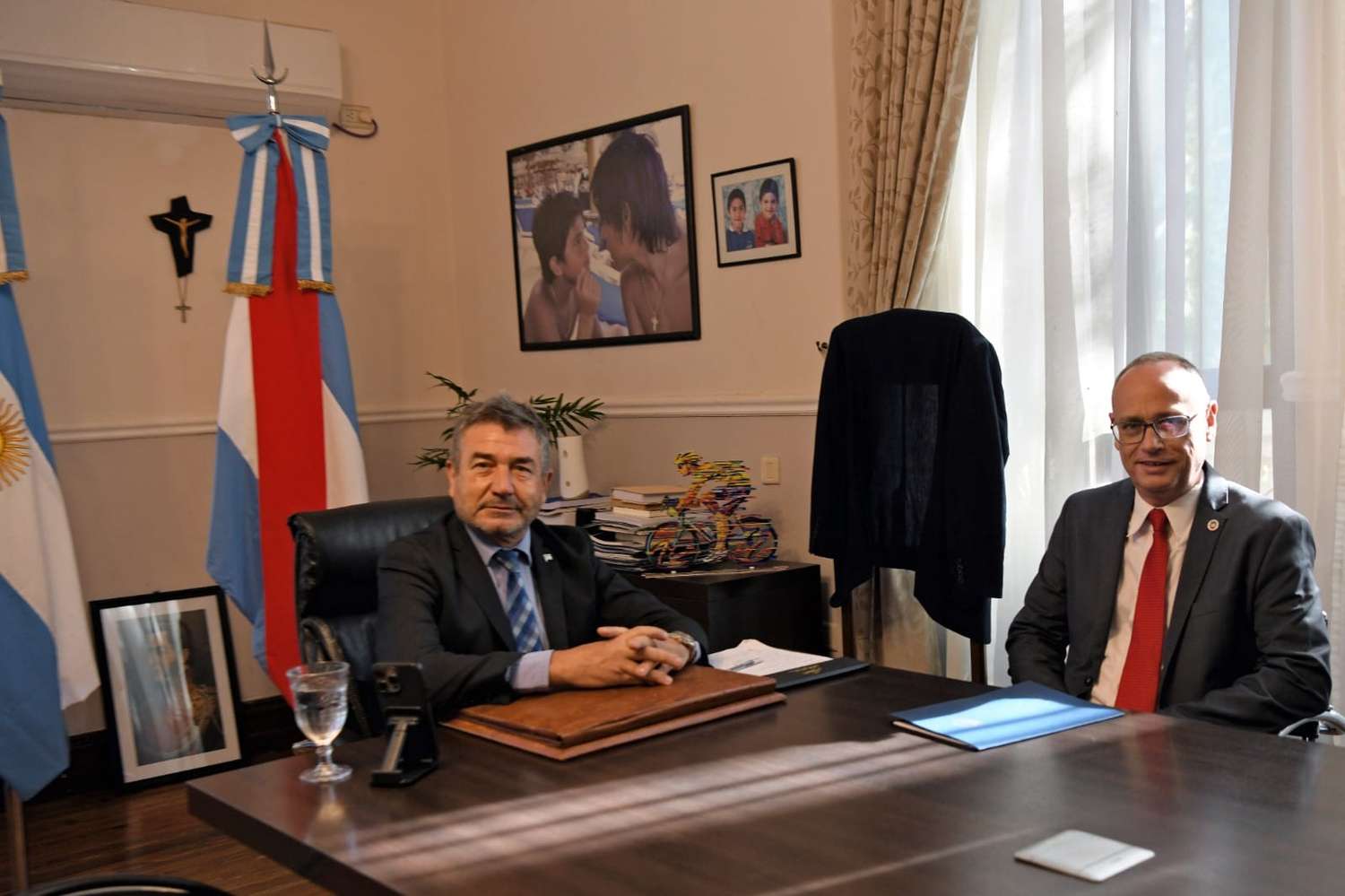 Portela se reunió con el ministro Roncaglia por el servicio de justicia